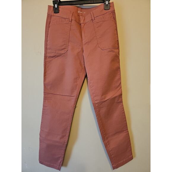 Old Navy Mid-Rise‎ Pixie Chino Side-Stripe Utility Ankle Pants Women's Size 4 - Picture 1 of 10